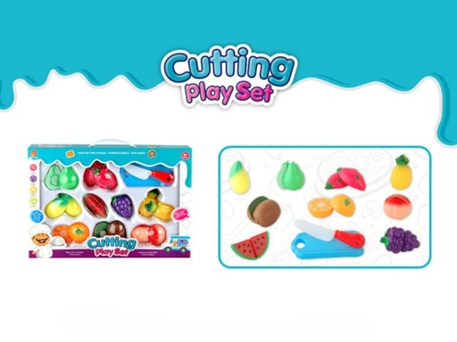 [WWC55011] Set de Frutas Rebanadas con Tabla y Cuchillo 3a+