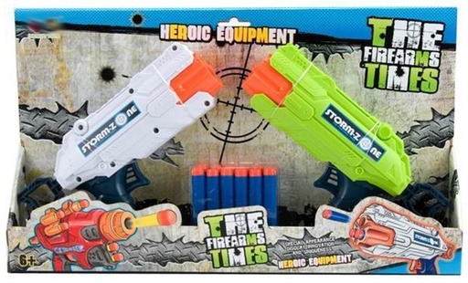 [WWZ1137] Lanzadardos de Espuma Set/2 6a+