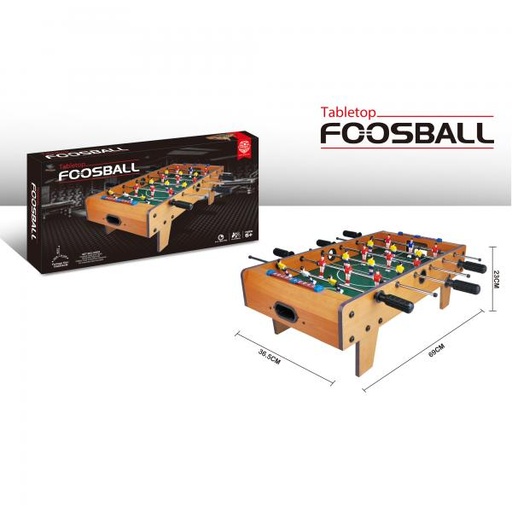 [WW2333] Mini Mesa de Futbolín 69x36.5x23cm 6a+