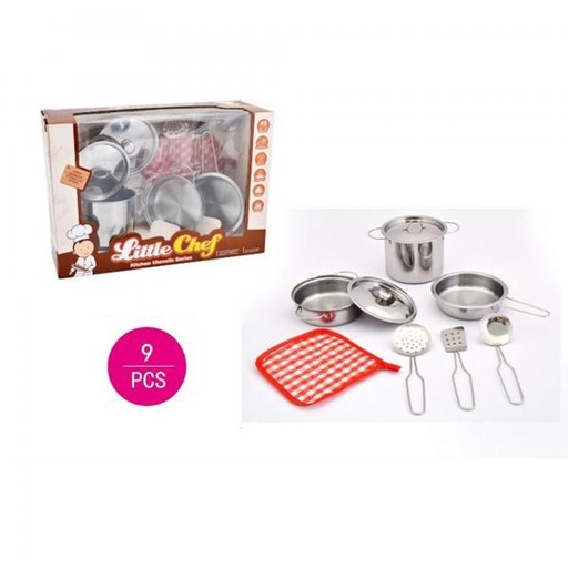 [WW688C3] Utensilios de Cocina de Metal Pequeño Chef 3a+