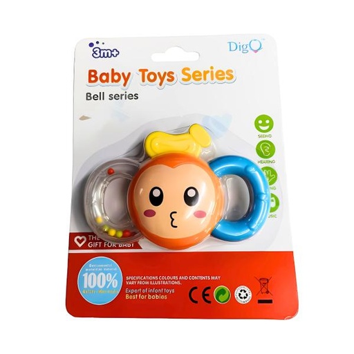 [DG3351] Sonajero de Mono 3m+