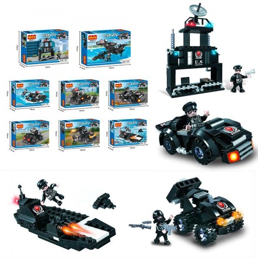 [CO3025] Vehículos de Amar Swat U.S. Display/8 Surt/8 6a+(venta individual)