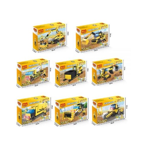 [CO3039] Vehículos de Construcción Armable Surt/8 Display/8 6a+(venta individual)