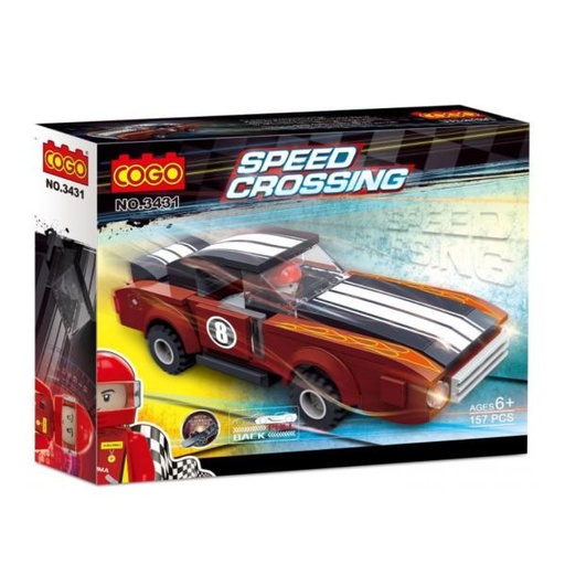 [CO3431] Carro Speed Crossing Vino 157pzs 6a+