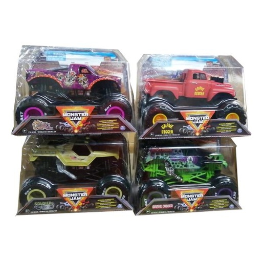 [BT6056371] Vehículos Monster Jam Metal  1:24 Surt/4 3a+