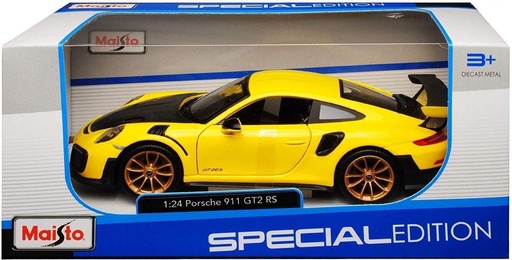 [MB31523] Carro Porsche 911 GT2 RS Amarillo/Negro Esc:1:24 3a+