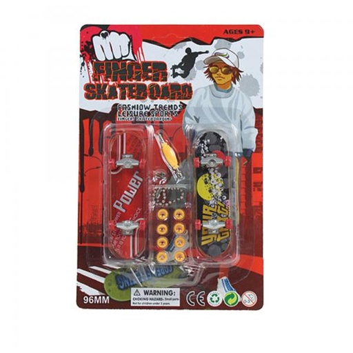 [WW2011A6] Mini Patineta de Dedo Set de 2 Surtido 3a+