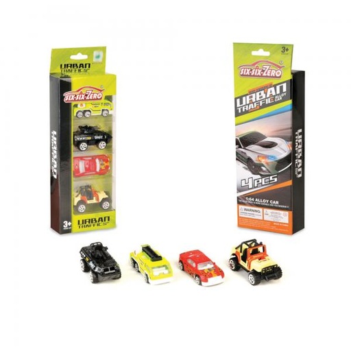 [WW660A131] Vehículos Trafico Urbano Set de 4 3a+