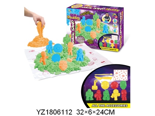 [WW882135] Arena Moldeable Magic Sand Súper Héroes 750g 3a+