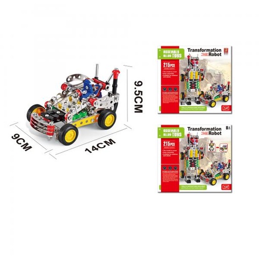 [WW527] Robot Armable 2 en 1 215 pzs 8A+