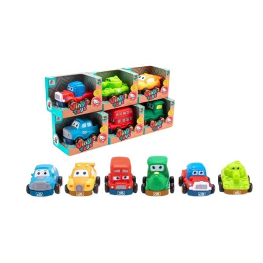 [WWJZD085] Carritos Viny Toys de Fricción Surt/6 18m+