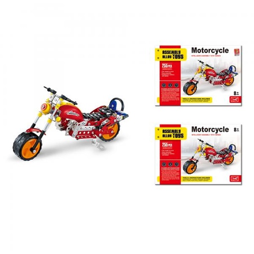 [WW512] Motocicleta Armable 255Pzs 8A+