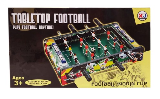 [WWXJ801] Mini Mesa de Futbolín 51x31x10cm 3a+