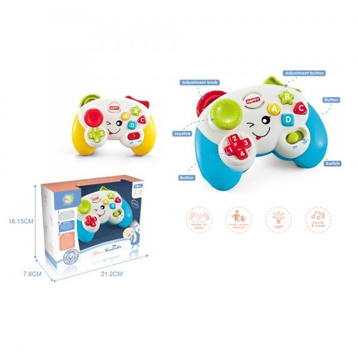 [WWQF366035] Control Juego Musical Luz Y Sonidos Surt/2 18M+