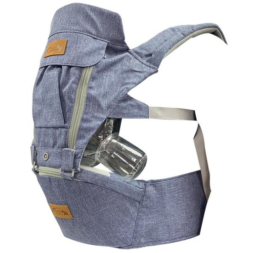 [FDJBHS1851B] Porta Bebé con Asiento de Cadera 5 en1 Azul 4-36m, 3.6kg-15kg (444453)