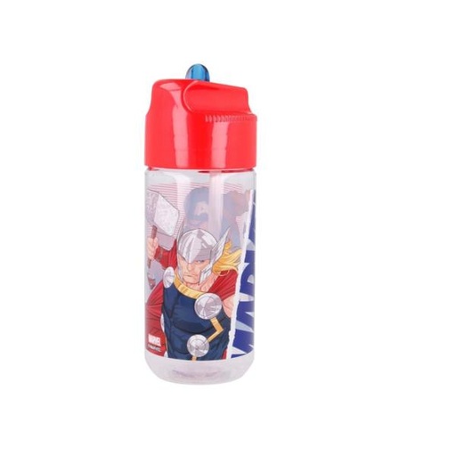 [SR57736] Botella Avengers con Tapa y Pajilla 430ml