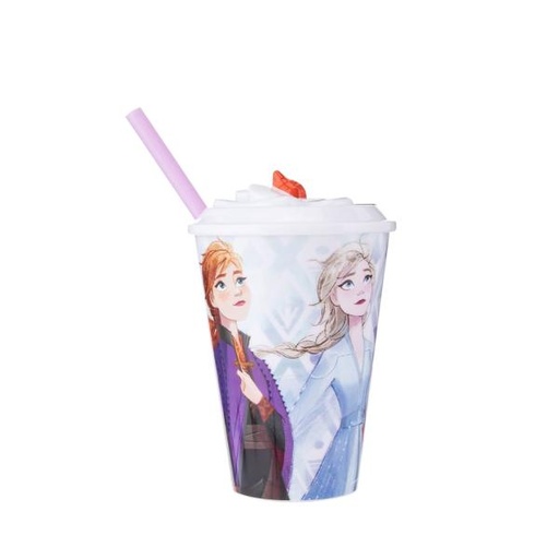[SR80036] Vaso con Tapa 3D Frozen 415ml