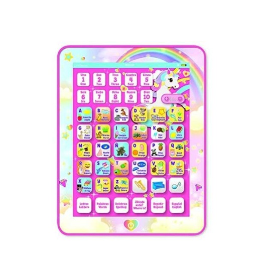 [LX08118] Tablet Educativa Bilingüe de Unicornio 3a+