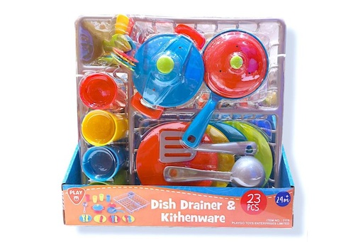 [PG3119] Escurridor de Platos y Utensilios de Cocina 23pz 24m+