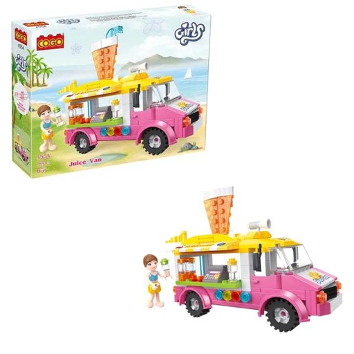 [CO4554] Camioneta de Jugos Armable 189pzs 6a+