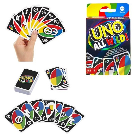 [MTHHL33] Mattel Games - Juego Uno All Wild 3a+