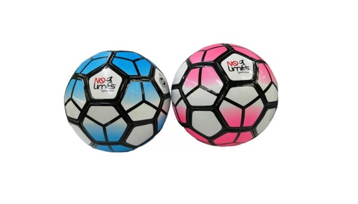 [WX445795] Balón de Fútbol #5 Rosado - Celeste Surt/2