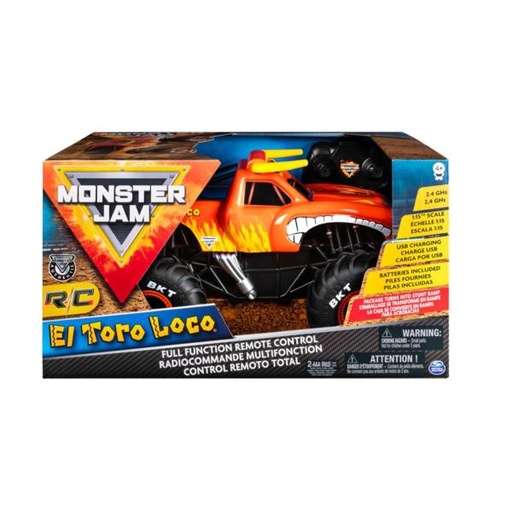 [BT6060517] Monster Jam Toro Loco a Control Remoto 1:64  4a+