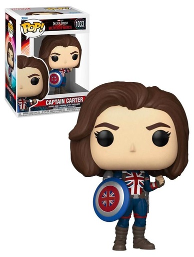 [FK62408] Figura Funko Pop! Marvel Doctor Strange Capitana Carter 3a+