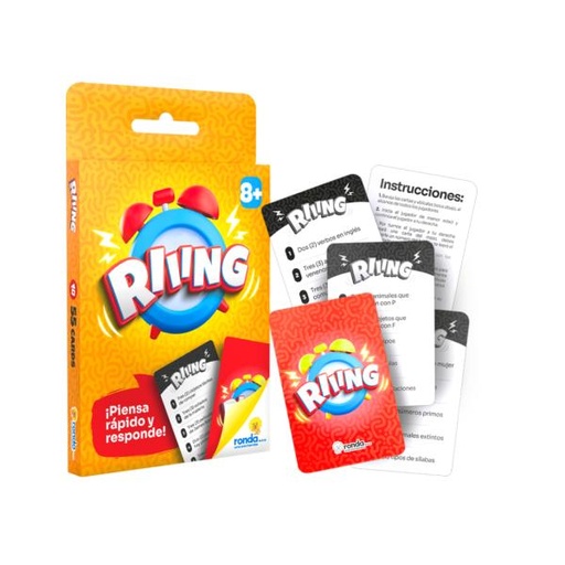 [RN12341] Juego de Mesa Rlling Piensa Rápido y Responde 8a+