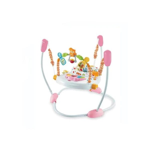 [AL53463] Silla Saltarina Para Bebé Rosada 6m+