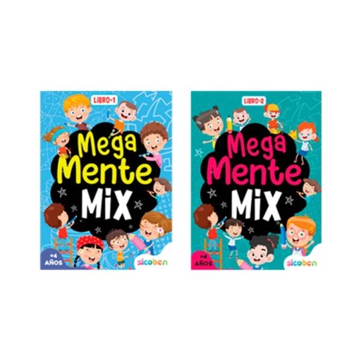[ES5190] Libro Mega Mente Mix Surt/2 4a+
