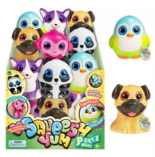 [JU3326] Figura de Squeesh Yum Mascotas Mini Displ/24  4a+