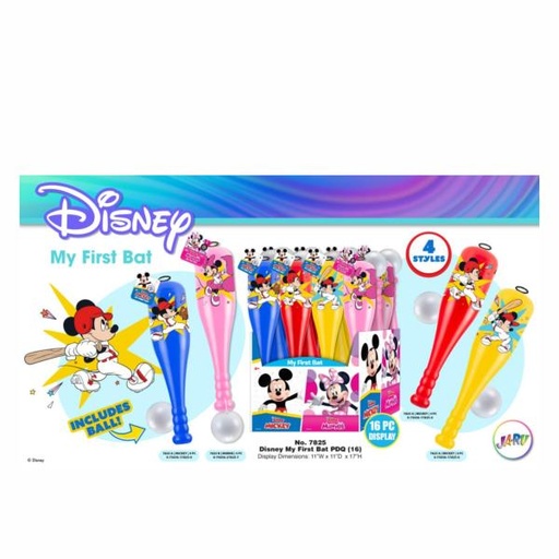 [JU7825] Juego de Bate con Bola de Disney Displ/16 Surt/4 4a+