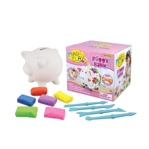 [CMDIY841] Alcancía Cerdito de Cerámica para Decorar 8a+