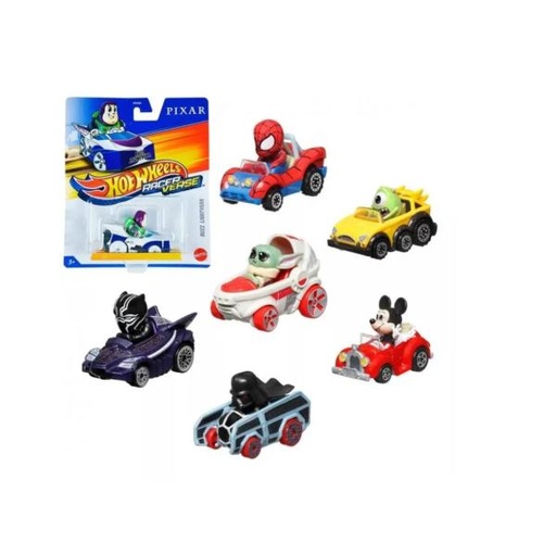 [MTHKB86] Carros Hot Wheels Personajes Disney - Marvel Surt/7 3a