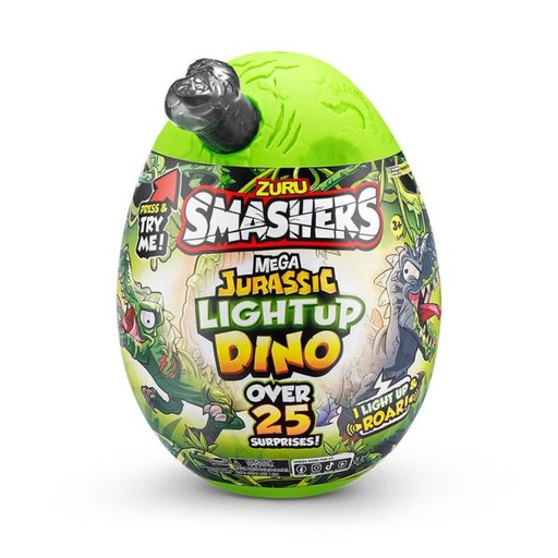 [ZU74108] Smashers Mega Jurassic Light Dino  Sorpresa Surt/2 3a+