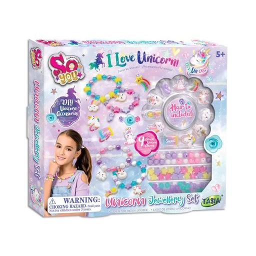 [TA08367] Set de Juego de Joyero de Unicornio 5a+