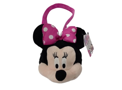 [PI19703] Bolso Pequeño de Peluche Disney Minnie Mouse Rosado 3a+