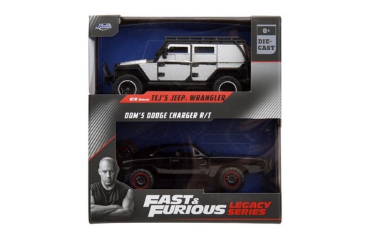 [JA34252] Carro Fast & Furious Legacy Set/2 8a+Esc:1:32
