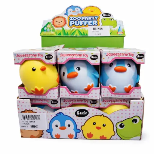 [HY10641] Animalito Suaves de Apretar S/4 Displ/12 3a+