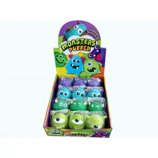 [HY10497] Monstruo Globo de Apretar S/4 Displ/12 3a+ (449199)