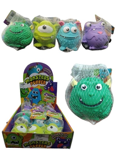 [HY10497] Monstruo Globo de Apretar S/4 Displ/12 3a+ (449199)