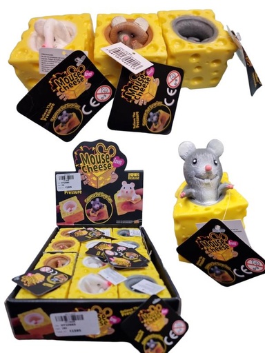 [HY10665] Ratón Oculto en el Queso de Apretar Displ/12 Surt/3 3a+  (449113 )