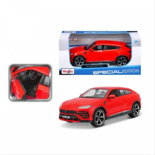 [MB31519R] Carro Lamborghini Urus Rojo Esc:1:24 3a+