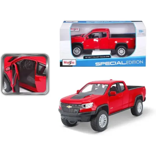 [MB31517R] Carro Chevrolet® Colorado ZR2 Rojo 2017 Esc:1:27 3a+(315179)