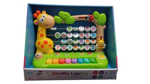 [DG3777] Jirafa Alfabetica Aprendizaje Bilingûe 12m+