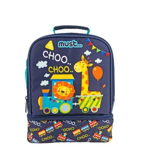 [DK585496] Lonchera Must Yummy 22X16X28 cm Isotérmica, Little Train