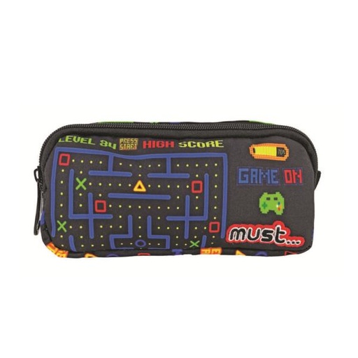 [DK585516] Cartuchera Must Energy 21X6X9 cm 2 Zippers High Score 3a+