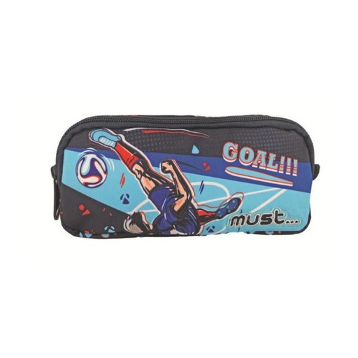 [DK585521] Cartuchera Must Energy 21X6X9 cm 2 Cremalleras, Goal