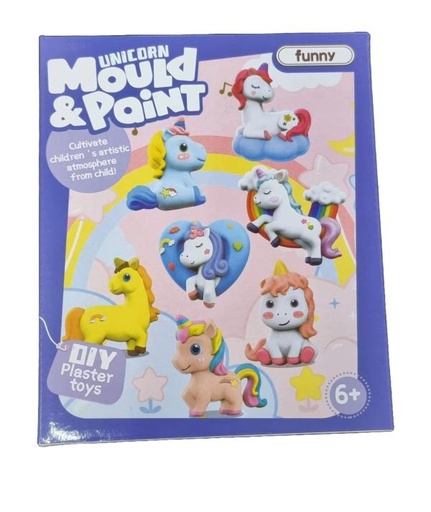 [WWS13804] Figuras de Unicornios 3D Moldea y Pinta 6a+(449984)